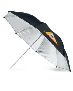 PHOTOFLEX Paraply / Blitz / Halogen / Sølv / Justerbar / Ø-76 cm [ADH30]